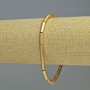 Hematite Bracelet Cylinder Matte Gold Colour, diameter 13x4mm+/-, length 18cm+/- stretch
