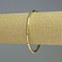 Hematite Bracelet Cylinder Light Gold Colour, diameter 13x4mm+/-, length 18cm+/- stretch