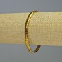Hematite Bracelet Snake Zigzag Wave Gold Colour, diameter 5x4x3mm+/-, length 18cm+/- stretch