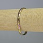 Hematite Bracelet Snake Zigzag Wave Rainbow Colour, diameter 5x4x3mm+/-, length 18cm+/- stretch