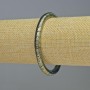 Hematite Bracelet Rondelle Wave Black Gold Chameleon Colour, diameter 6x1mm+/-, length 18cm+/- stretch