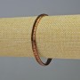 Hematite Bracelet, Snake Zigzag Wave, Copper Colour, Diameter 5x4x3mm+/-, Length 18cm+/- Stretch