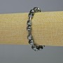 Hematite Bracelet Dumbbell Black Colour, Diameter 21x7mm+-, Length 18cm+- Stretch