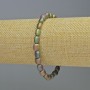 Hematite Bracelet Oval Matte Rainbow Colour, Diameter 7x7mm+-, Length 18cm+- Stretch