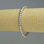 Hematite Bracelet Rondelles Rainbow Colour, Diameter 6x4mm+-, Length 18cm+- Stretch