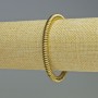 Hematite Rondelle Bracelet Gold Colour, Diameter 6x2mm+-, Length 18cm+- Stretch