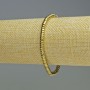 Hematite Rondelle Bracelet Gold Colour, Diameter 4x2mm+-, Length 18cm+- Stretch