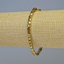 Hematite Bracelet Cubes Dark Gold Colour, Diameter 4x4mm+/-, Length 18cm+/- Stretch