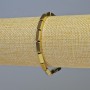 Hematite Bracelet Rectangle, Gold Colour, Diameter 10x4mm+-, Length 18cm+- Stretch