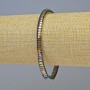 Hematite Bracelet Rondelles Colour Rainbow Chameleon, diameter 5x2mm+-, length 18cm+- stretch