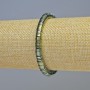 Hematite Bracelet Rondelles Colour Chameleon Green, diameter 6x1mm+-, length 18cm+- stretch