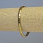 Hematite Snake Zigzag Wave Bracelet, Gold Colour, 5x4x3mm+- Diameter, 18cm+- Length, Stretch