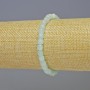Angelite Faceted Cube Bracelet, diameter 5x5mm+-, length 18cm+- stretch