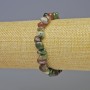 Jasper Bracelet Natural Stone Tumbled Beads, Diameter 8x6mm+-, Length 18cm+- Stretch