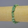 Green Agate Natural Stone Chip Bracelet, diameter 5x2mm+-, diameter 8x4mm+-, length 18cm+- stretch
