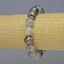 Dragon Vein Agate Bracelet, smooth ball, diameter 12mm+-, length 18cm+- stretch