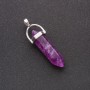 Amethyst Hexagon Pendant 39x32x9mm