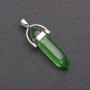 Green Hexagon Pendant 8x35x41mm