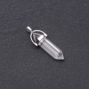 White Hexagon Pendant 41x34x9mm
