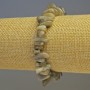 Labradorite Chip Bracelet, Natural Stone, Diameter 10x15mm+-, Length 18cm Stretch