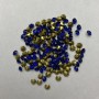 Rhinestones Blue, Diameter 3.3mm (+/-), Pack 4g (+/-)