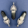 Tinted Quartz Hexagon Pendant 40mm+