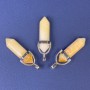 Citrine Pendant Hexagon 40mm+