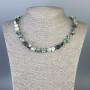 Valite Necklace, natural stone tumbled beads, diameter 10x7mm+-, length 50cm+