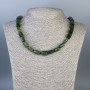 Jadeite Chip Necklace, diameter 10x8mm+/-, diameter 14x8mm+/-, length 52cm+