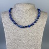 Lapis Lazuli Tumbled Necklace, diameter 11x8mm+/-, diameter 10x6mm+/-, length 48cm+