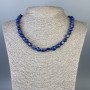 Lapis Lazuli Tumbled Necklace, diameter 11x8mm+/-, diameter 10x6mm+/-, length 48cm+