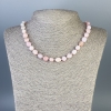 Pink Opal Necklace, strand, diameter 11x8mm+/-, diameter 10x7mm+/-, length 48cm+