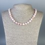 Pink Opal Necklace, strand, diameter 11x8mm+/-, diameter 10x7mm+/-, length 48cm+