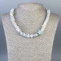 Morganite Chip Necklace, Diameter 12x1mm+/-, Diameter 9x4mm+/-, Length 48cm+