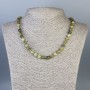 Grossular (Green Garnet) Necklace, faceted bead 7mm+/-, length 51cm+