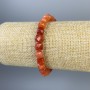 Maashan Jade Bracelet, Faceted Cube Beads 7x7mm+/-, Length 18cm+/- Stretch