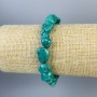 Turquoise (Imitation) Bracelet, Tumbled 19x9mm+/-, Length 18cm+/- Stretch