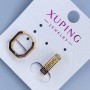 Xuping Earrings 14x4mm+/- Gold-Plated 18K