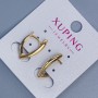 Xuping Earrings 19x2.5mm+/- Gold-Plated 18K