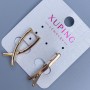 Xuping Earrings 27x2.5mm+/- Gold-Plated 18K