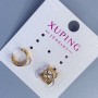 Xuping Double Patterned Ear Cuff 10x8mm+- 18K Gold Plated