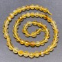 Citrine Beads on Thread, Faceted Ball, Diameter 6mm+-, Length 37cm+