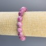 Tourmaline Bracelet, Faceted Bead, Diameter 10mm+-, Length 18cm Stretch