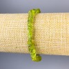 Bracelet Chrysoprase rough stone, diameter 7x7mm, length 18cm±, stretch