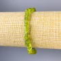 Bracelet Chrysoprase rough stone, diameter 7x7mm, length 18cm±, stretch