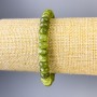 Jadeite Rondelle Bracelet, diameter 8x5mm+/-, length 18cm+/- stretch