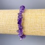 Amethyst Chip Bracelet, diameter 12x3mm+/-, diameter 7x4mm+/-, length 18cm+/- stretch