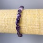 Amethyst Tumbled Bracelet, diameter 12x8mm+/-, length 18cm+/- stretch