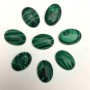 Findings Cabochon Malachite (Pressed) 18x13mm (+/-), Price per Piece
