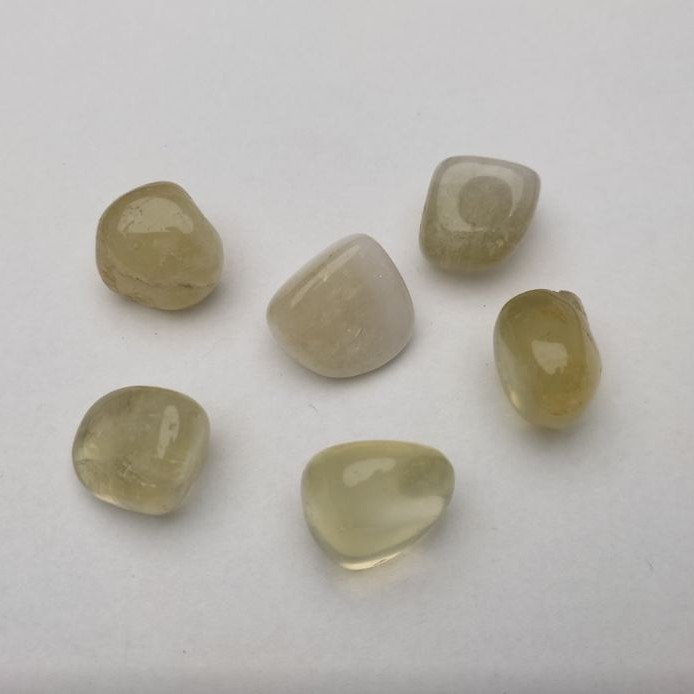 Souvenir Natural Stone Citrine, Tumbled 22x17mm (+-), 100g Pack